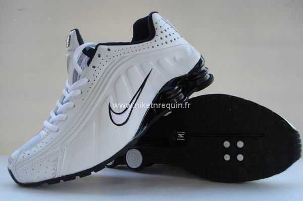 Nike Shox R4 Mens Blancs